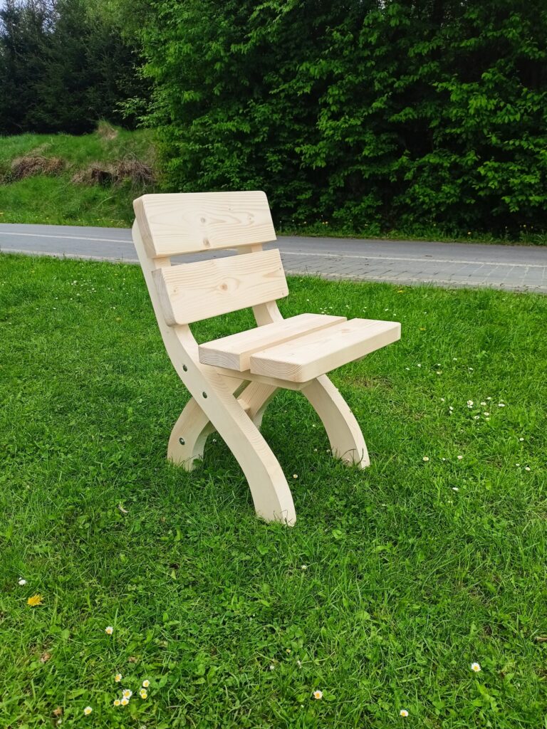 Meble ogrodowe z drewna świerkowego - 200 cm - obrazek 3