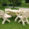 Drewniane meble ogrodowe